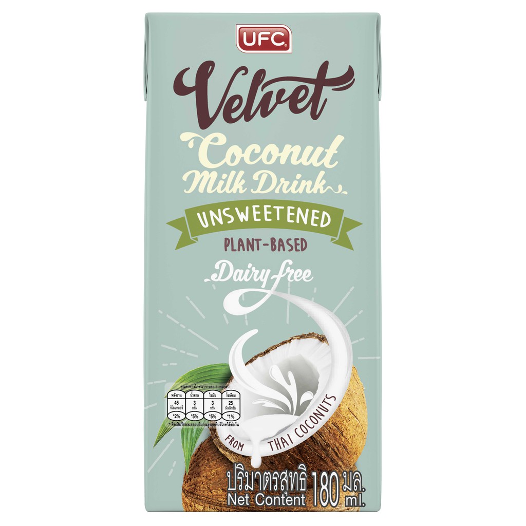 ภาพหน้าปกสินค้าUFC Velvet ยูเอฟซี เวลเวท นมมะพร้าว 180 มล. (เลือกรสได้) จากร้าน supermarket บน Shopee