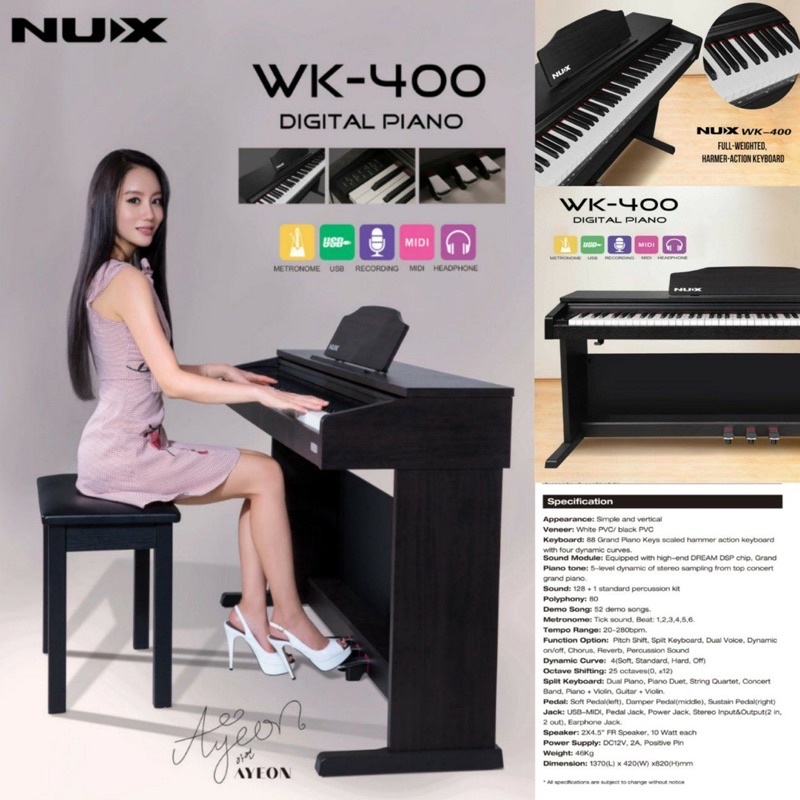 nux-wk-400-เปียโนไฟฟ้าสุดฮอต