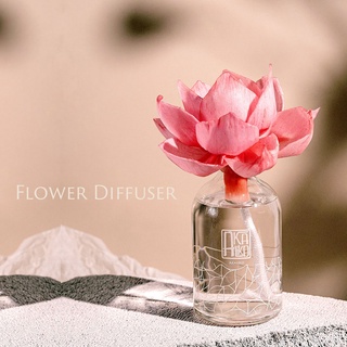 สินค้า Akaliko Flower Diffuser 100 ml - อะกาลิโก ก้านไม้หอม ดอกไม้กระจายกลิ่น ดอกโสน น้ำหอม อโรม่า ปรับอากาศ aromatherapy
