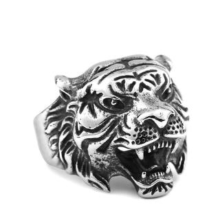 ภาพหน้าปกสินค้าCincin Silver Punk Motif Harimau untuk Pria ที่เกี่ยวข้อง