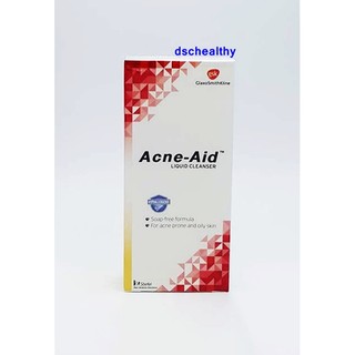 Acne Aid liquid cleanser 100ml (ขวดสีแดง)