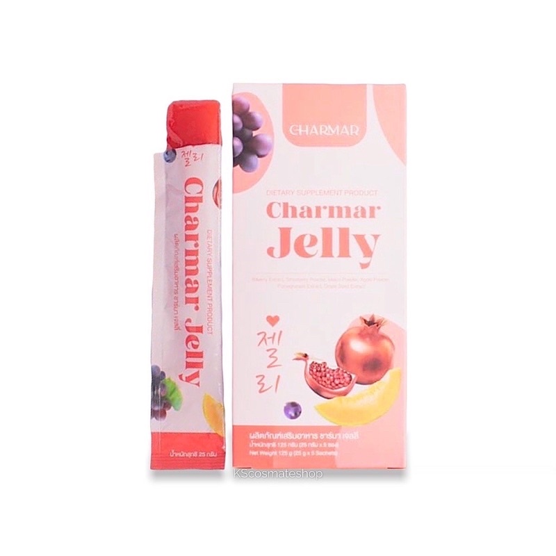 ภาพหน้าปกสินค้าชาร์มาเจลลี่ Charmar Jelly คอลลาเจนเจลลี่  1 กล่อง มี 5 ซอง