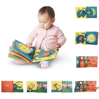 หนังสือผ้า ตุ๊กตาช้าง แบบนิ่ม สามมิติ เพื่อการเรียนรู้ สําหรับเด็กปฐมวัย