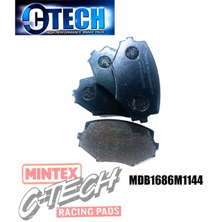 MINTEX C-Tech ผ้าเบรคเกรด Hi Performance ซี่รีย์ M1144 คู่หน้า มาสด้า MAZDA MX5 (Miata) 1.8i 16v ปี 1993