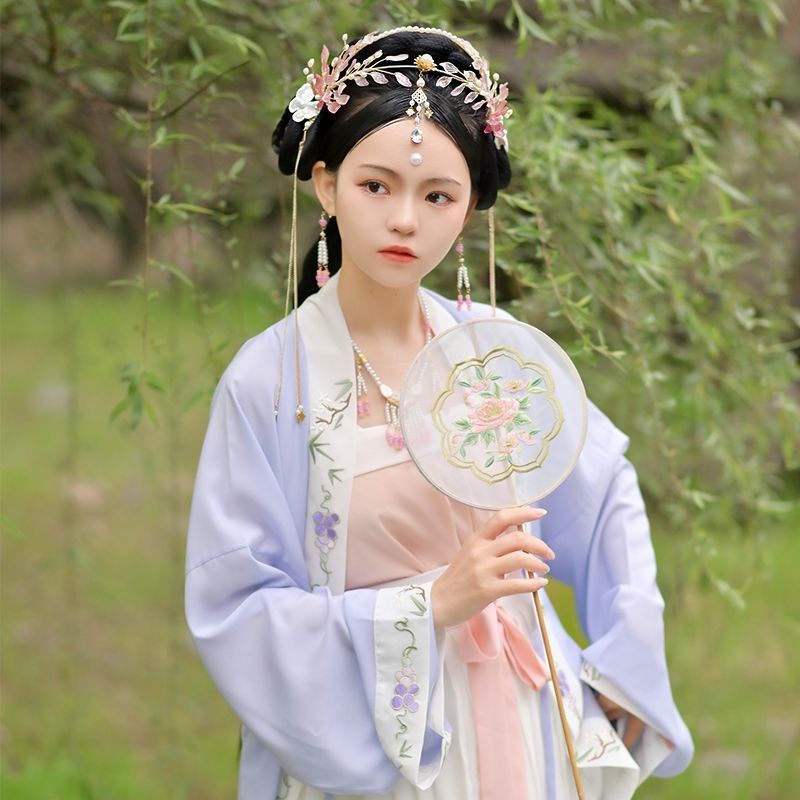 ผ้าโพกศีรษะ-hanfu-เครื่องประดับผมโบราณ-เครื่องประดับผมแฟชั่น-สมัยโบราณ-สง่างาม-เครื่องประดับผมจีนโบราณ