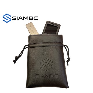 กระเป๋าหนัง SIAMBC สำหรับใส่ Ledger Nano S/X Trezor SafePal S1 SafePal Cypher CoolWallet SecuX DCent Leather Pouch