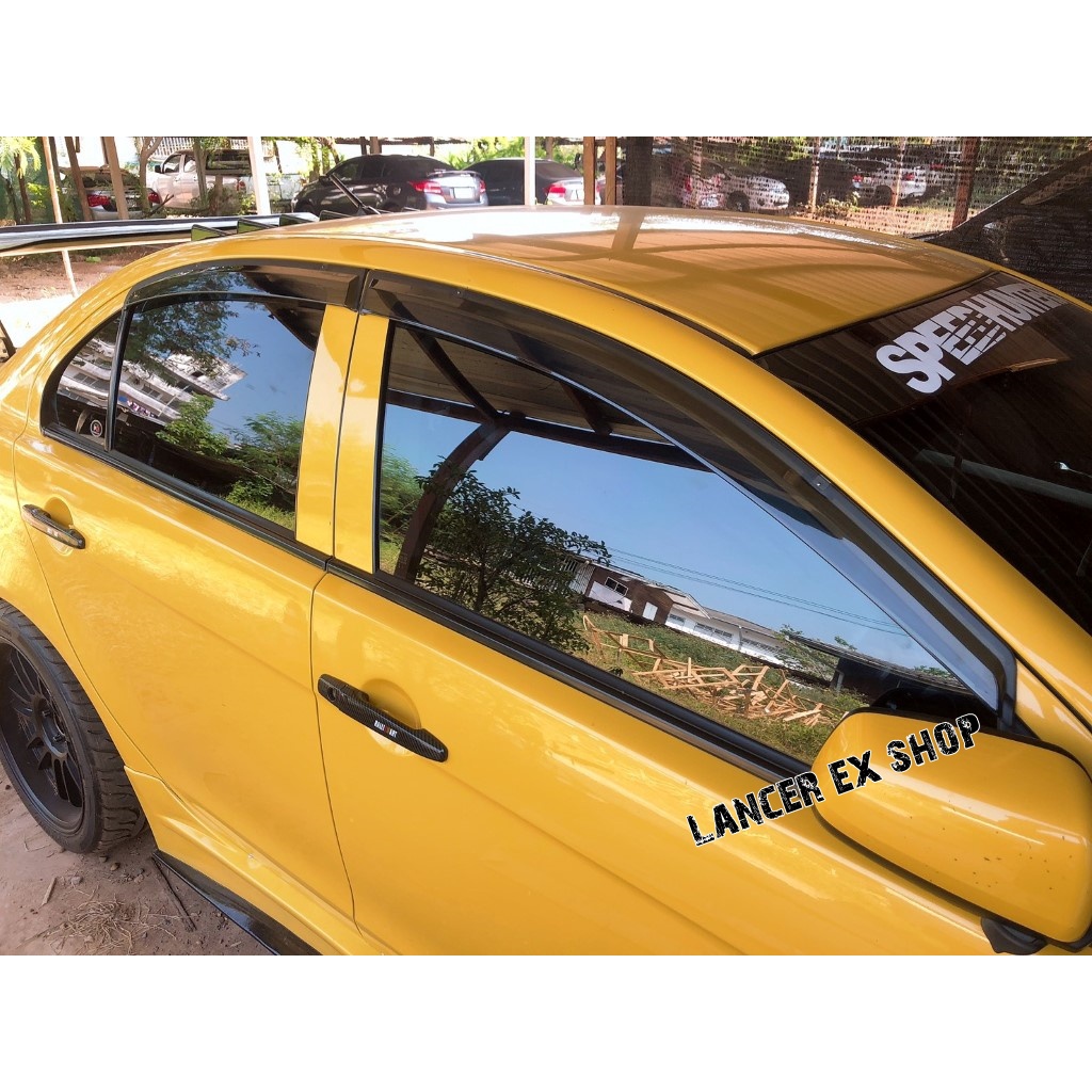 กันสาด-ตรงรุ่น-mitsubishi-lancer-ex-มาพร้อมกิ๊ปล็อค