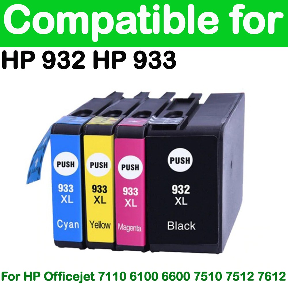 ตลับหมึก-compatible-for-hp-932-hp-933-ink-cartridge-hp932xl-replace-for-hp-officejet-7110-6100-6600-7510-7512-7612