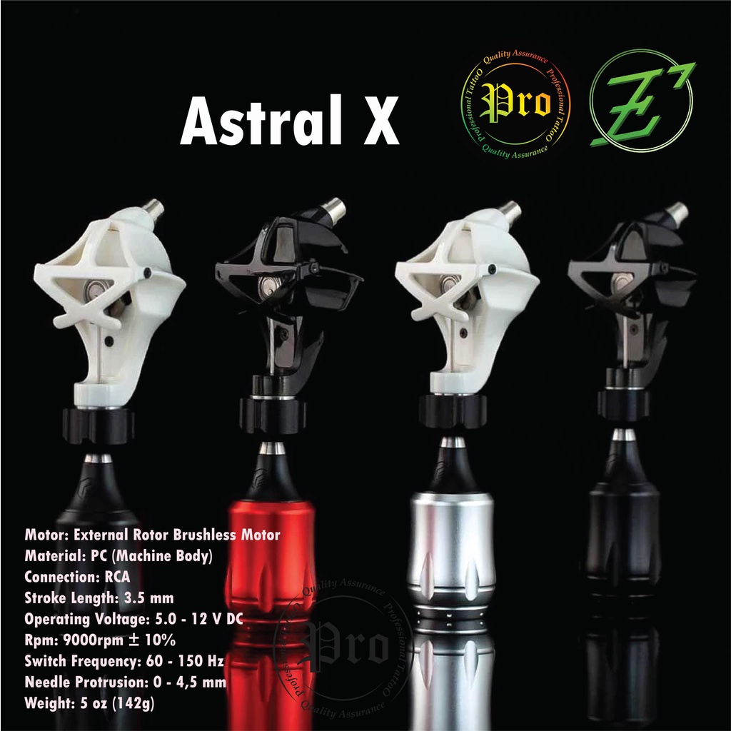 Astral X Tattoo Machine พร้อมกระบอกจับ Shopee Thailand