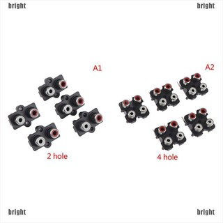 ภาพหน้าปกสินค้าBrith อะแดปเตอร์ซ็อกเก็ตเชื่อมต่อเสียงสเตอริโอ 2/4 ช่อง rca female 5 ชิ้น ที่เกี่ยวข้อง