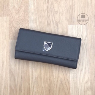 LYN HANA LONG WALLET (outlet) สีเทา