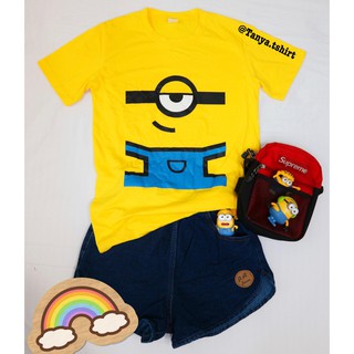 เสื้อยืดลายการ์ตูนมินเนี่ยน Minion