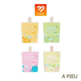 ของแท้!! Apieu Icing Sweet Bar Sheet Mask เอเปอร์ มาส์กหน้า แผ่น แผ่นมาส์กหน้า (เกาหลี) 21 g. APIEU ส่งตรงจากเกาหลี