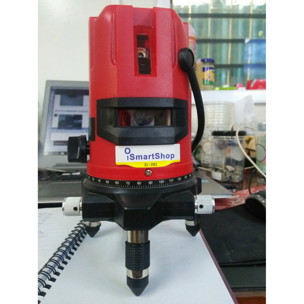 เครื่องวัดระดับเลเซอร์-5-เส้น-พร้อมขาตั้ง-1-20-เมตร-laser-level-marker-with-tripod