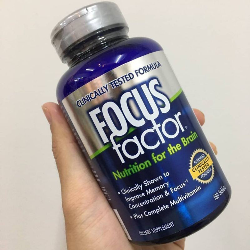 FOCUSfactor Nutrition for the Brain Dietary Supplement, 180 Tablets ...