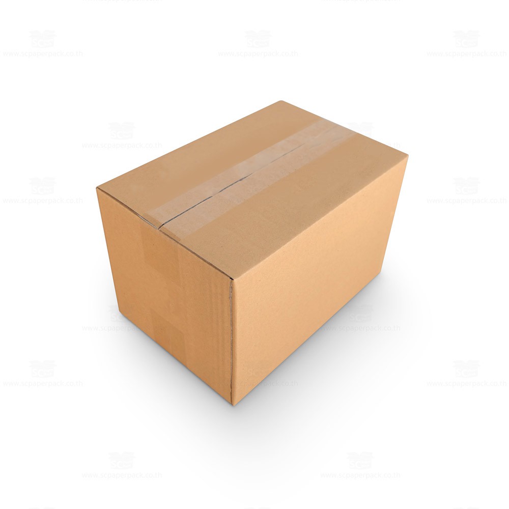 SC PaperPack กล่องไปรษณีย์ ฝาชน สีน้ำตาล ไม่จ่าหน้า ข+9 17x25x18cm (แพ