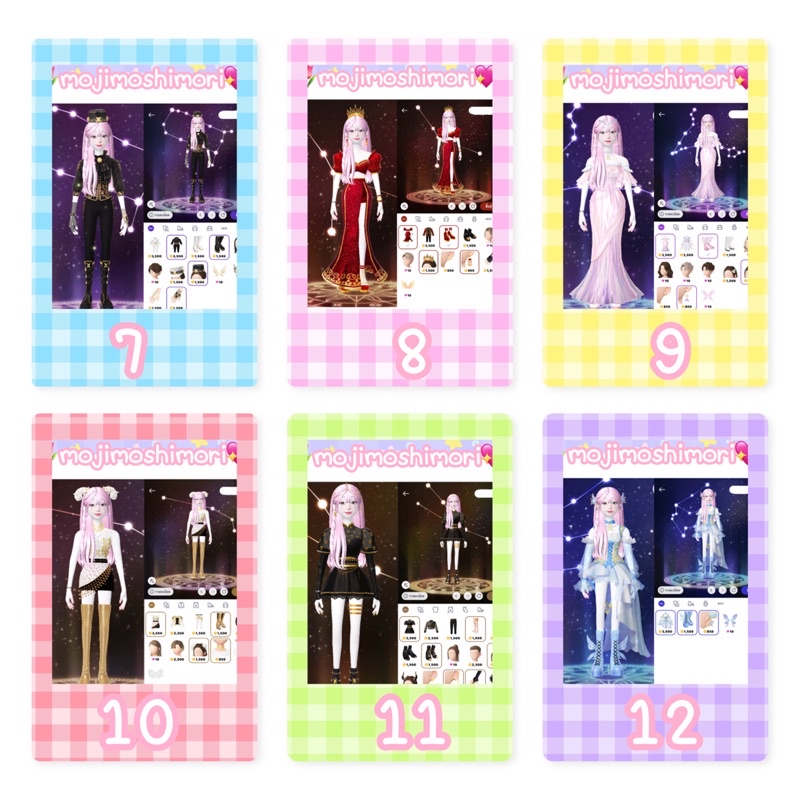ภาพสินค้าzepeto ชุดเซ็ทตามราศี ราคาถูก มี12สีให้เลือก จากร้าน mojimoshimori บน Shopee ภาพที่ 7