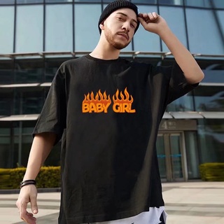 เสื้อยืดแขนสั้นลําลอง คอกลม พิมพ์ลายตัวอักษร เปลวไฟ ทรงหลวม แฟชั่นฤดูร้อน สําหรับผู้ชาย 2022