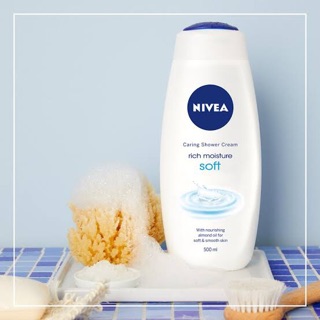 NIVEA Shower Cream Rich Moisture SOFT นีเวีย ชาวเวอร์ ครีม ซอฟท์ ครีม ...