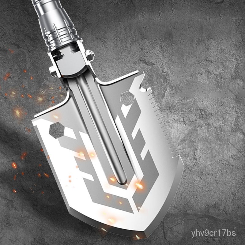 พลั่วเอนกประสงค์กลางแจ้งStainless Steel MultiTool Lengthened Handle