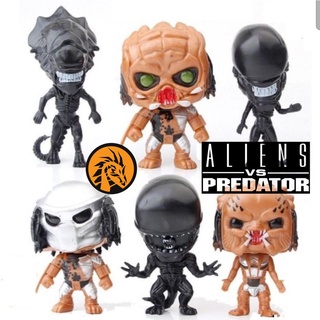 🔥พร้อมส่ง🔥โมเดล เอเลี่ยน vs พรีเดเตอร์ Alien vs. Predator ขนาด 10 ซม. เกรดพรีเมี่ยม งานสวยมาก ขยับหัว+คอได้ น่าเล่นครับ❤