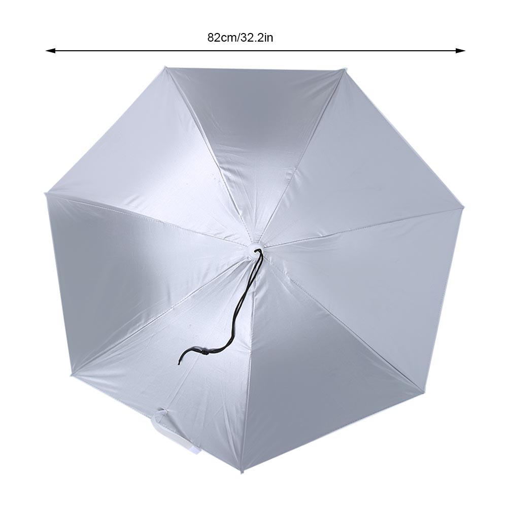 ภาพสินค้าหมวกร่ม ป้องกันรังสียูวี 2 ชั้นหมวกร่มขนาด ร่มและอุปกรณ์กันน้ำ กว้าง77cm ร่มตกปลา ร่มพับ ร่ม Umbrella จากร้าน car_auto1 บน Shopee ภาพที่ 8