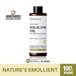 AMOURIQ® นํ้ามันสควาเลน บริสุทธิ์ เกรดพรีเมี่ยม100%จากมะกอก Squalane Oil Plant-derived Natural from Olive (250mL)