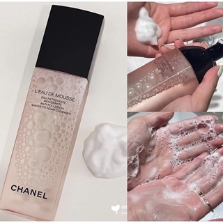 chanel LEau De Mousse 150 ml เป็นคลีนซิ่งวอเตอร์ที่จะเปลี่ยนเป็นเนื้อโฟม