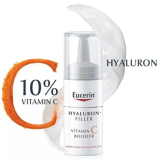 Eucerin Hyaluron Filler 10% Pure Vitamin C Booster 8 mlเร่งฟื้นบำรุงผิวโทรม ลดริ้วรอยแรกเริ่ม ผิวอิ่มฟูเรียบเนียน