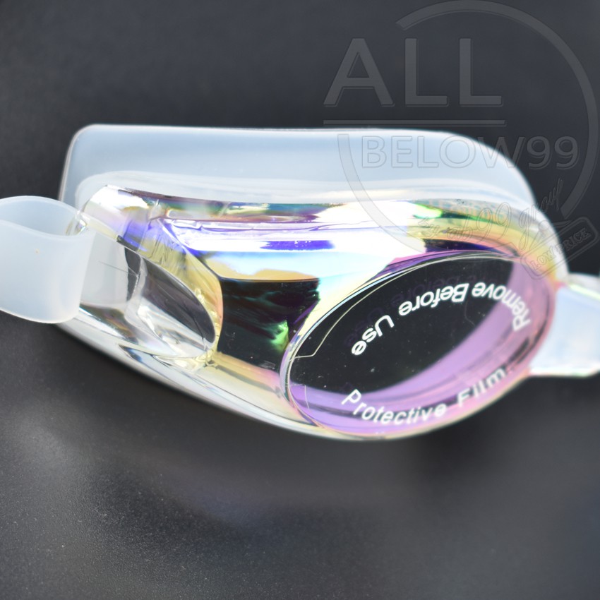 แว่นตาว่ายน้ำ-สีขาวมุข-ป้องกันแสง-uv-พร้อมกล่องเก็บแว่นและที่อุดหูและตัวเปลื่ยนดั้งจมูก-3-ขนาด-by-ab99