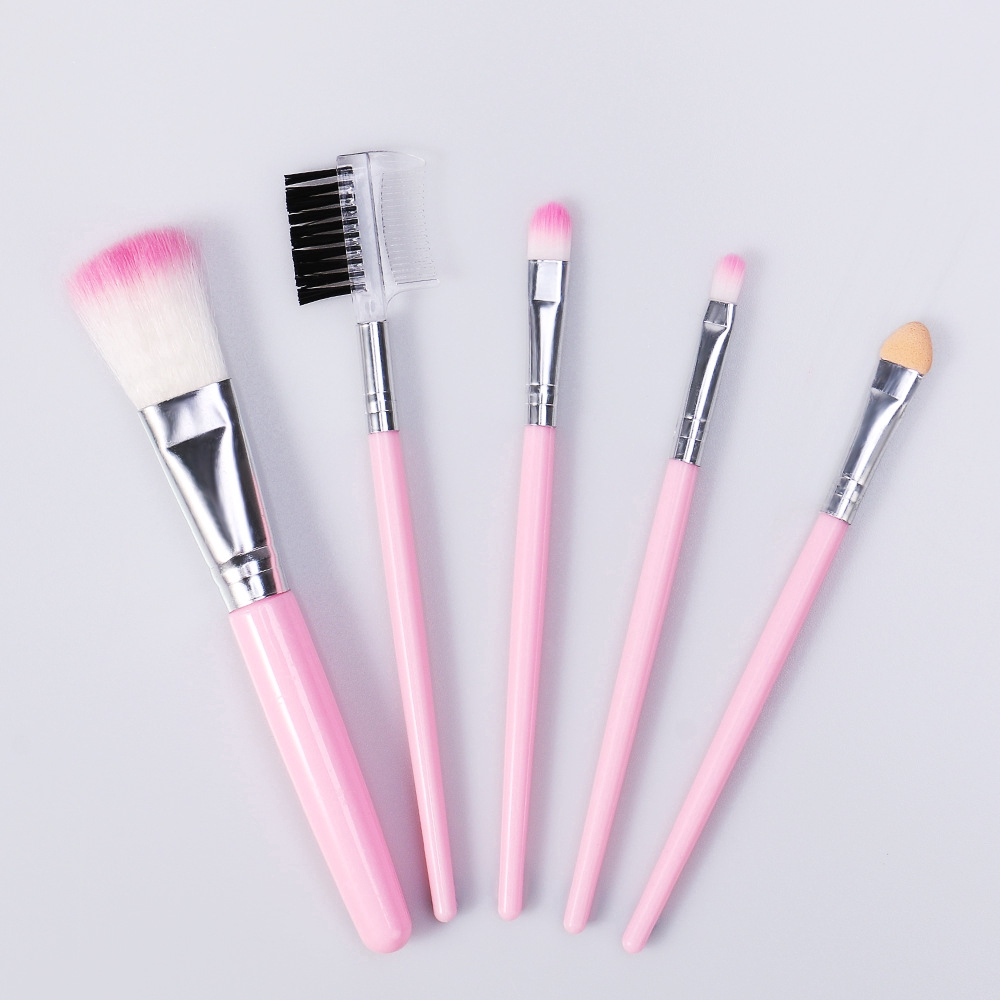 cod-พร้อมส่ง-otwoo-แปรงแต่งหน้าสีชมพูอุปกรณ์แต่งหน้า-5-เพซ-makeup-brush-set-5-pecs-1888