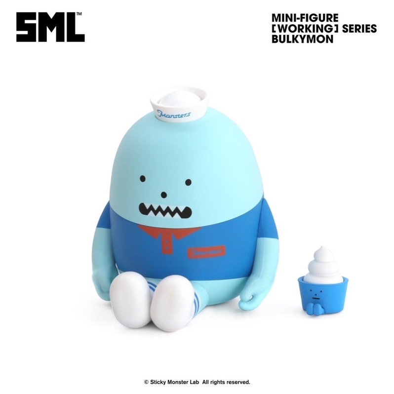 พร้อมส่ง แบบแยก SML mini blindbox working series, sticky monster lab ...