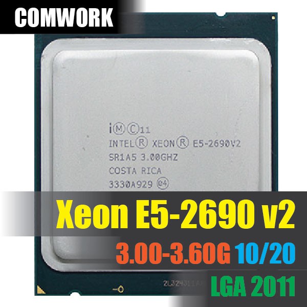 ซีพียู Intel XEON E5 2690 V2 LGA 2011 CPU PROCESSOR X79 C602 ...