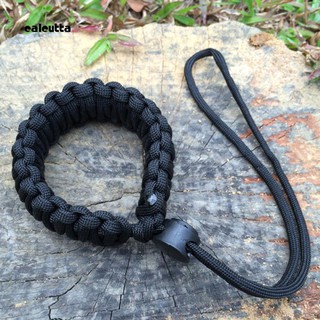 ภาพหน้าปกสินค้าcal_Strong Camera Adjustable Wrist Lanyard Strap Grip Weave Paracord Cord String ที่เกี่ยวข้อง