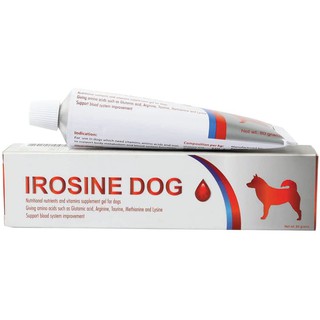 สินค้า Irosine Dog ขนาด 80g  อาหารเสริมสุนัข บำรุงเลือด สำหรับสุนัข แบบเจล