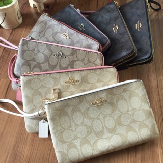 Coach คล้องมือ 2 ซิปไซส์ L