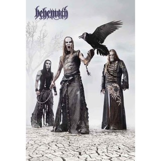 โปสเตอร์ รูปถ่าย วง บิฮีมอท Behemoth (1991-Now) POSTER 24”X35” Inch Poland Blackened Death Metal