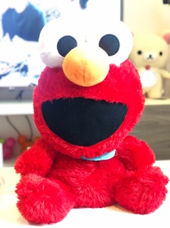 Elmo Sesame Street ผูกผ้าพันคอสีฟ้า ของแท้จากญี่ปุ่น 25”