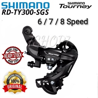 Shimano Shimano Toureny ตีนผีหลัง TY300 6 7 8 ความเร็ว สําหรับรถจักรยาน MTB