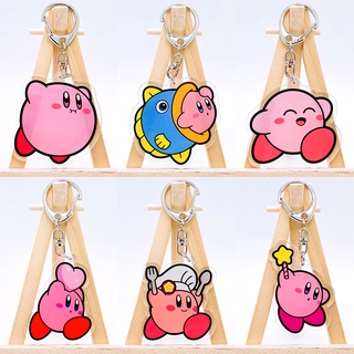 พวงกุญแจอะคริลิค ลายการ์ตูนอนิเมะ Kirby Series แบบสองด้าน