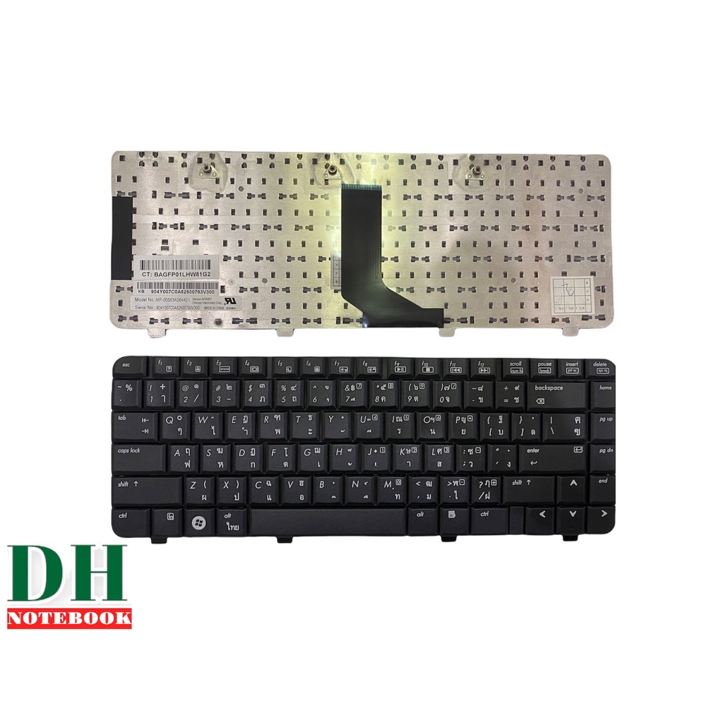 คีย์บอร์ดโน๊ตบุ๊ค-keyboard-hp-compaq-dv2000-dv2100-dv2200-dv2500-dv2800-p-resario-v3000-v3100-th-eng