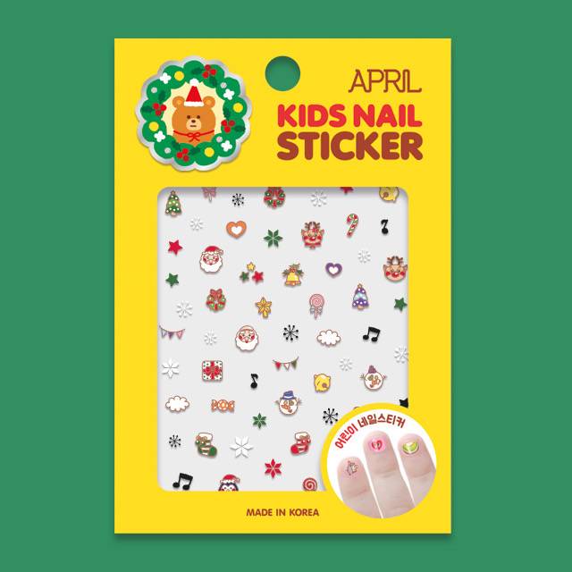 สติกเกอร์ติดเล็บเด็ก-ไร้สารพิษ-nail-sticker-for-kids-made-in-korea