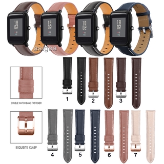 สายรัดหนังแฟชั่นสำหรับ Huami Amazfit Bip 3 Pro Lite S U Pop/ GTS 2 3 4/GTS2/ GTS 2e/GTS2 mini