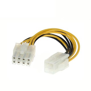 ภาพหน้าปกสินค้า4 PIN TO 8 PIN 12v ATX Power Connector ที่เกี่ยวข้อง