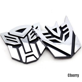 สติกเกอร์โลโก้ Transformers (Cherry) 3D สําหรับติดตกแต่งรถยนต์