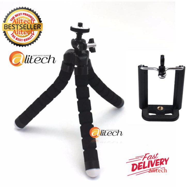 alitech-ขาตั้งกล้อง-ขาตั้งมือถือ-หนวดปลาหมึก-gorillapod-flexible-tripod-octopus-tripod-size-s-buy-1-free-1