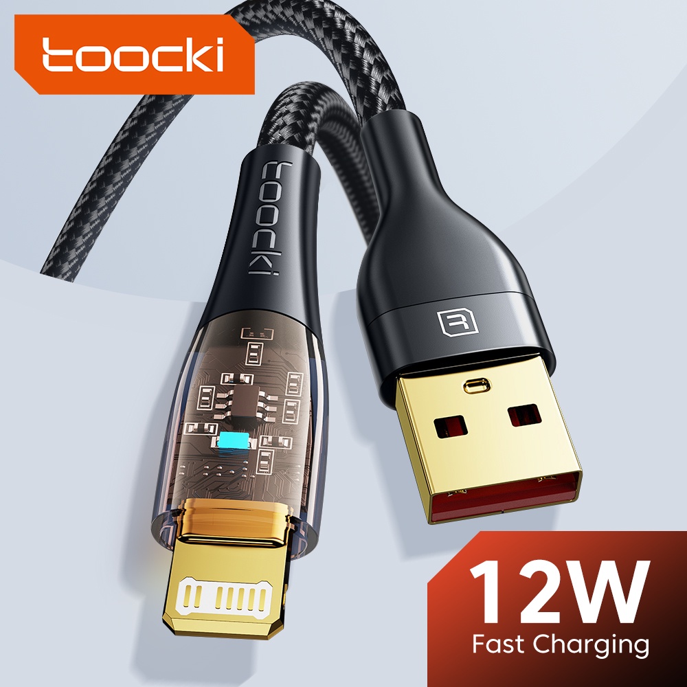 Toocki สายชาร์จ USB Type C เป็น lOS Date แบบใส 1 เมตร 2 เมตร | Shopee ...
