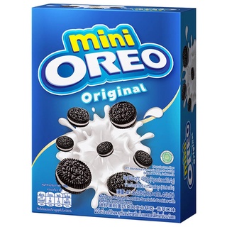 โอริโอ้ คุกกี้ มินิคุกกี้ สอดไส้ครีมนม Oreo Mini Original Chocolate ช็อคโกแลต สอดไส้ 40.8กรัม