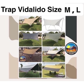 🇰🇷พร้อมส่ง🇰🇷ฟรายชีท Vidalido  Trap sizeM,L คางหมู ฟรายชีทกันฝน สินค้ามือ 1
