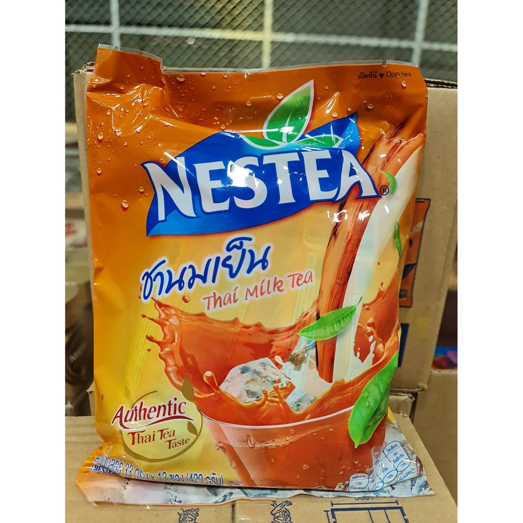 เนสที-ชานมเย็น-แพค13ซอง-nestea-ชานมเย็น